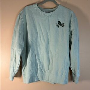 Women's Light Blue Crewneck Sweatshirt